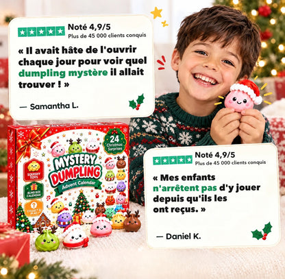 🎄 Calendrier de l’Avent Dumpling Squishy 2026