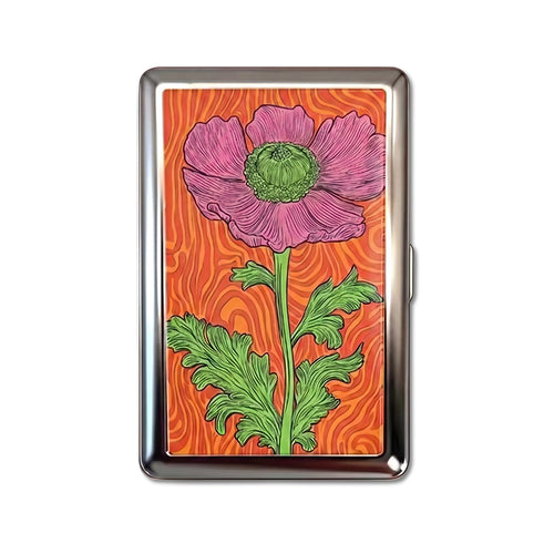 Portefeuille porte-cartes Acid Poppy