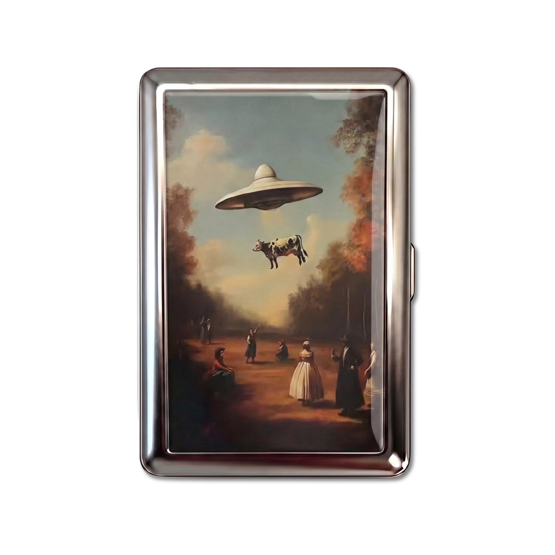 Portefeuille porte-cartes Bovine Abduction