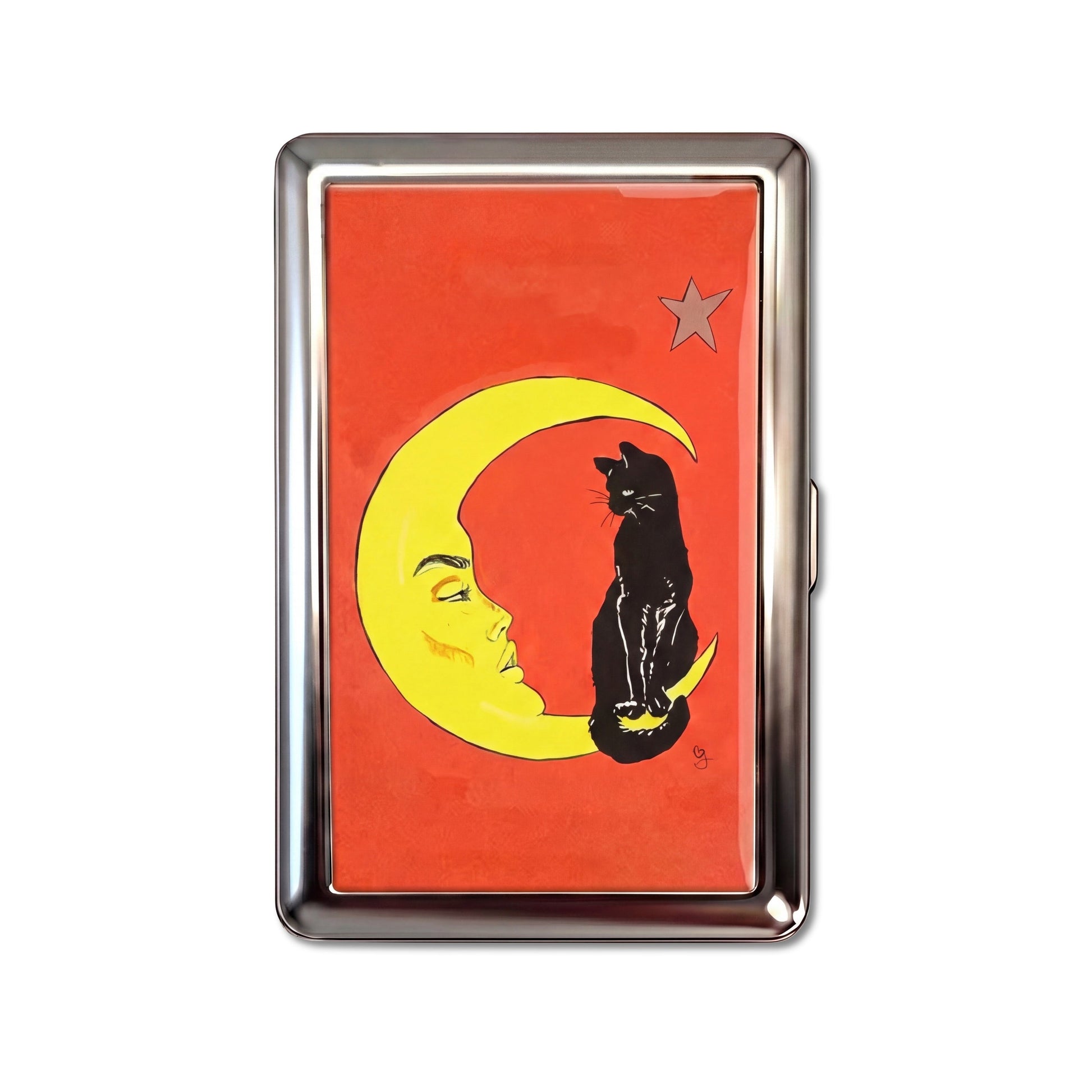 Portefeuille porte-cartes Cat and Crescent