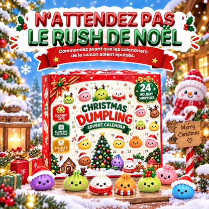 🎄 Calendrier de l’Avent Dumpling Squishy 2026